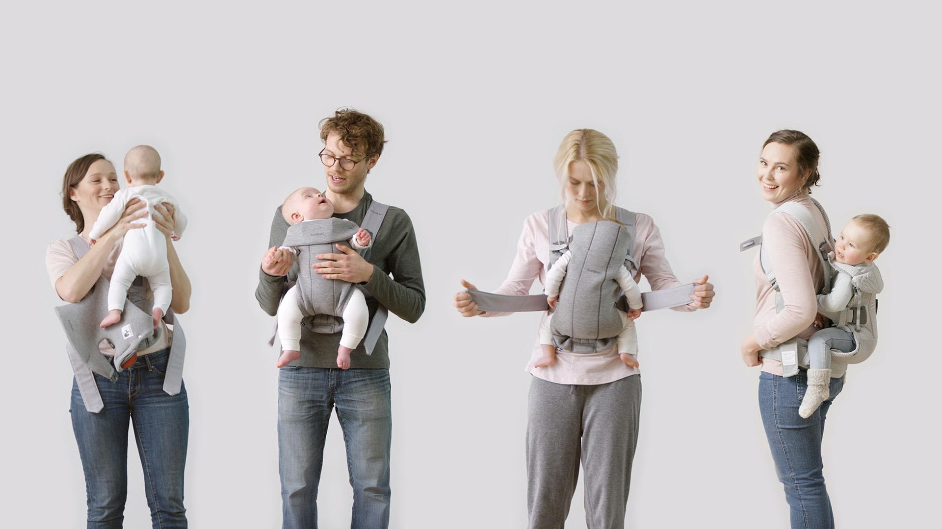 Baby-carrying positions explained - BabyBjörn