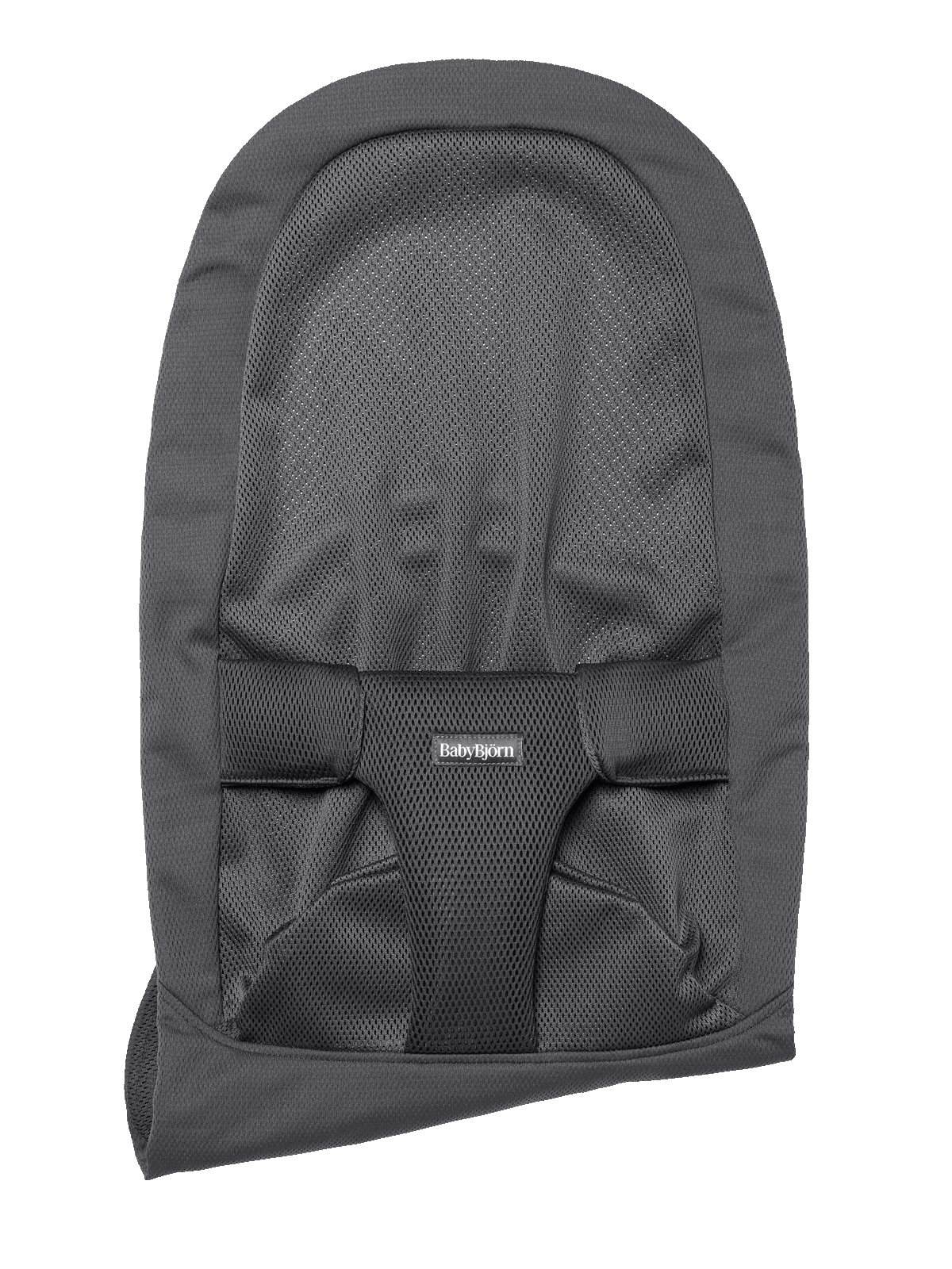 Fabric seat for bouncer Begin in Dark grey airy mesh - BabyBjörn