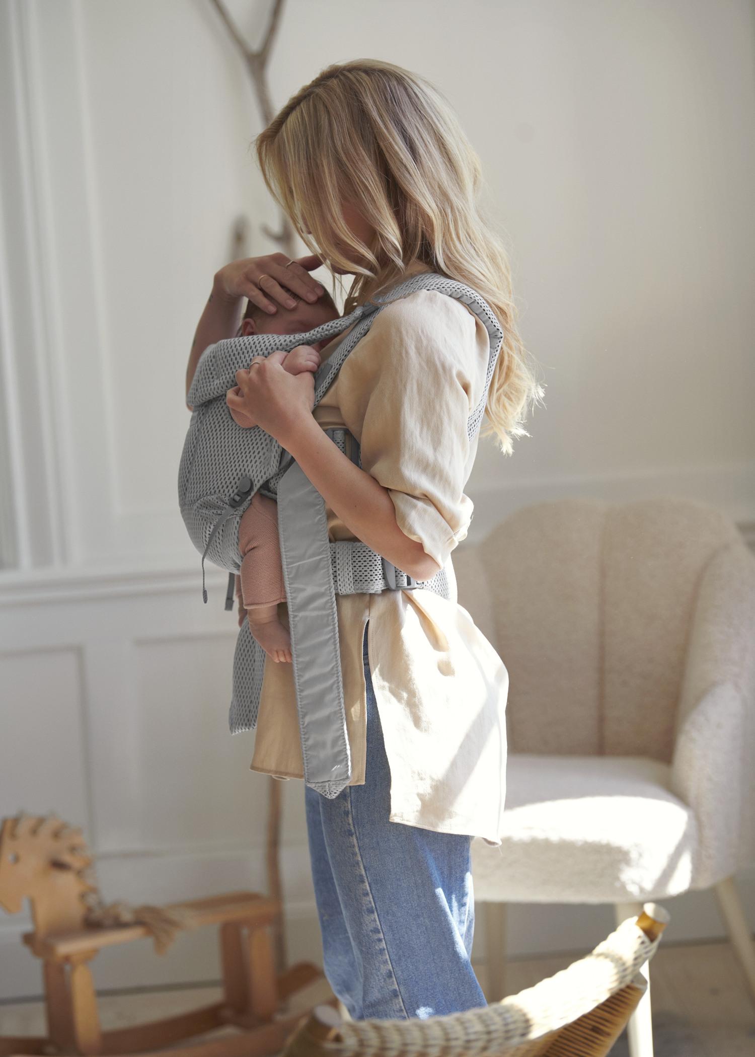 Baby Carrier Free Grey 3D Mesh BabyBjörn