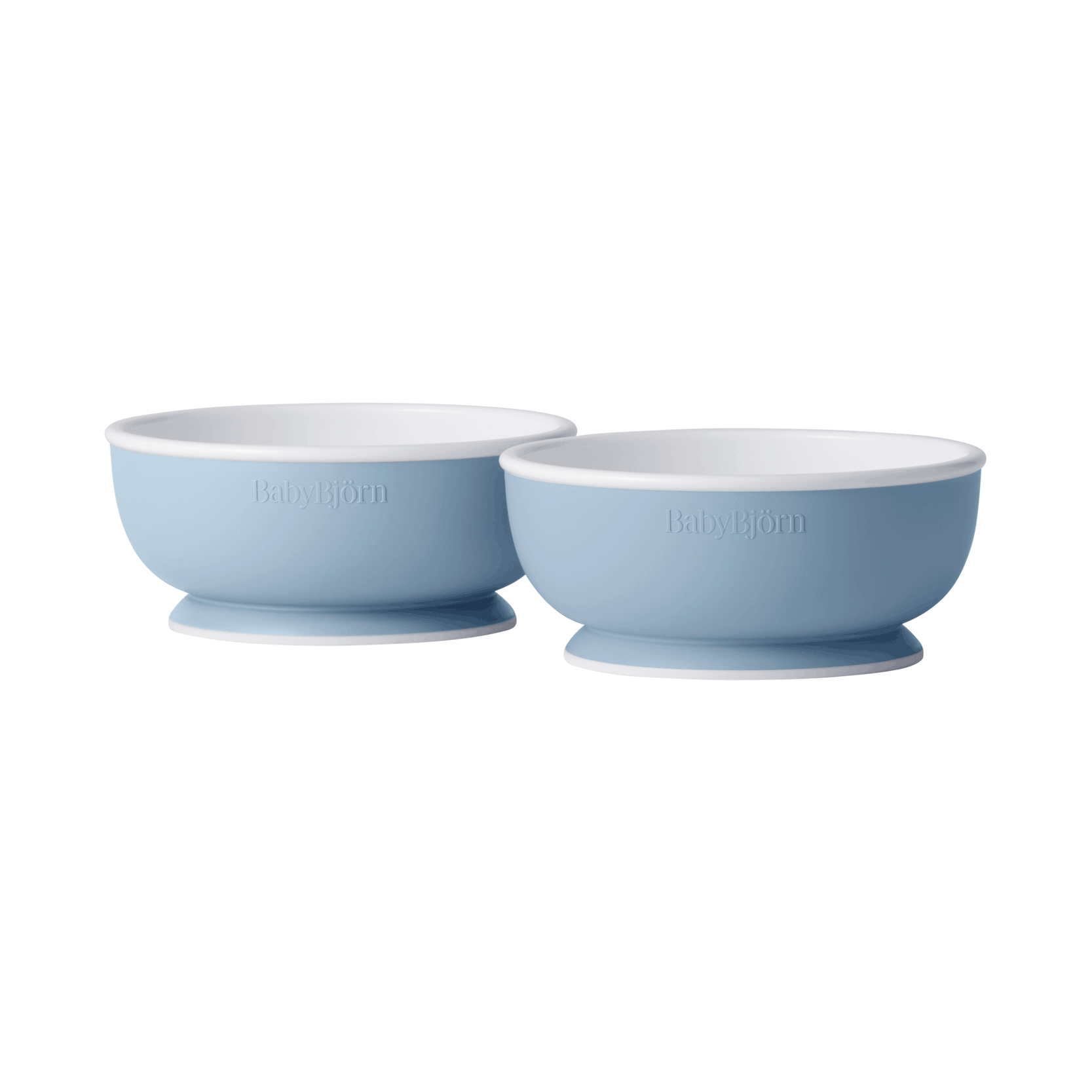 Baby Bowls 2-pack in Powder Blue - BabyBjörn