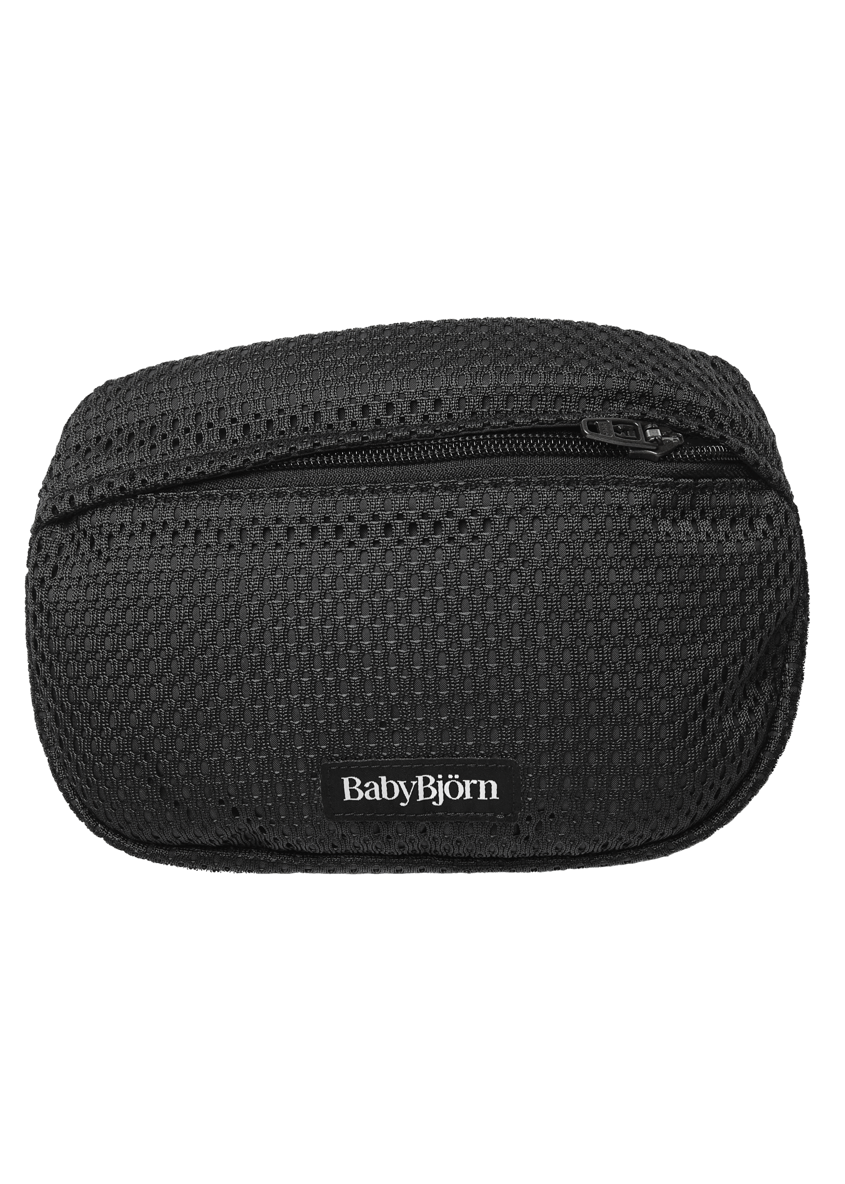 Pocket pouch for baby carrier in black mesh - BabyBjörn