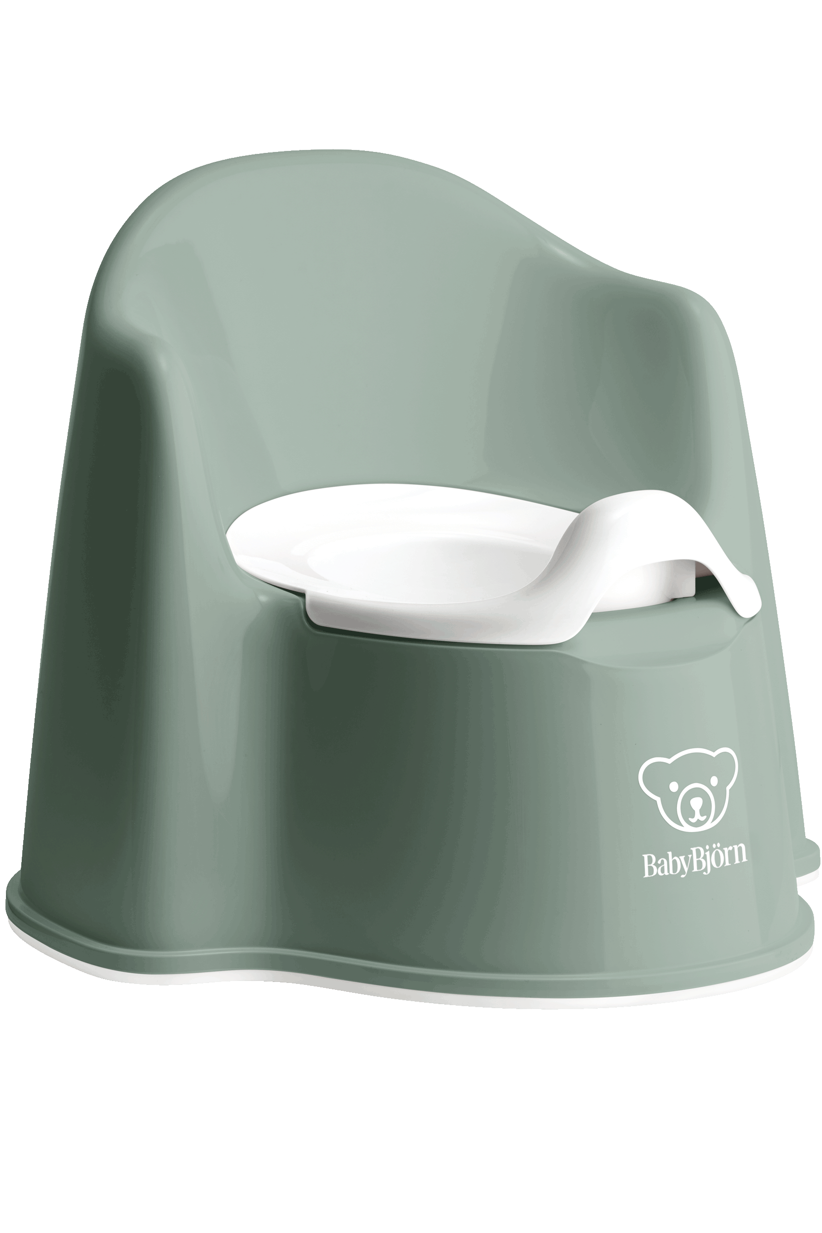 Potty Chair Deep green/White with removable inner potty - BabyBjörn