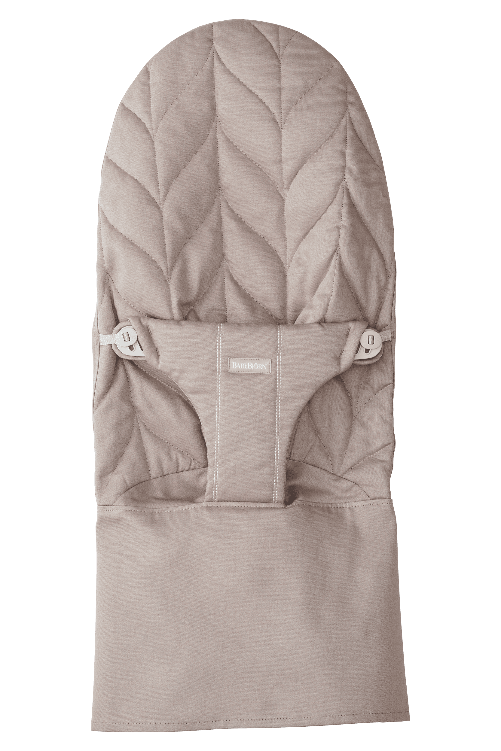 Extra Fabric seat for BabyBjörn bouncers Sand grey Petal quilted cotton