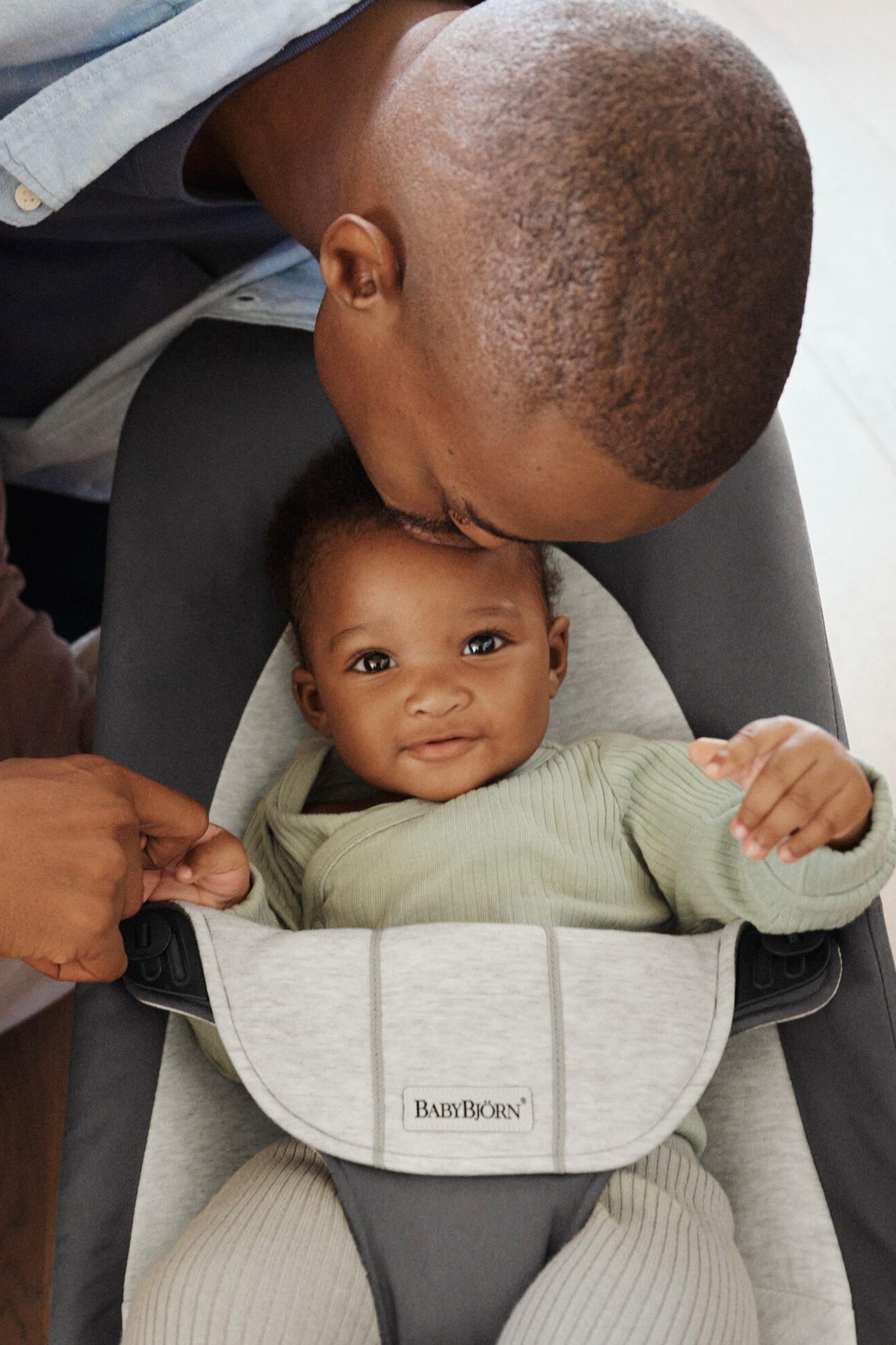 Baby Bouncer Balance Soft Dark Grey Jersey BabyBjörn