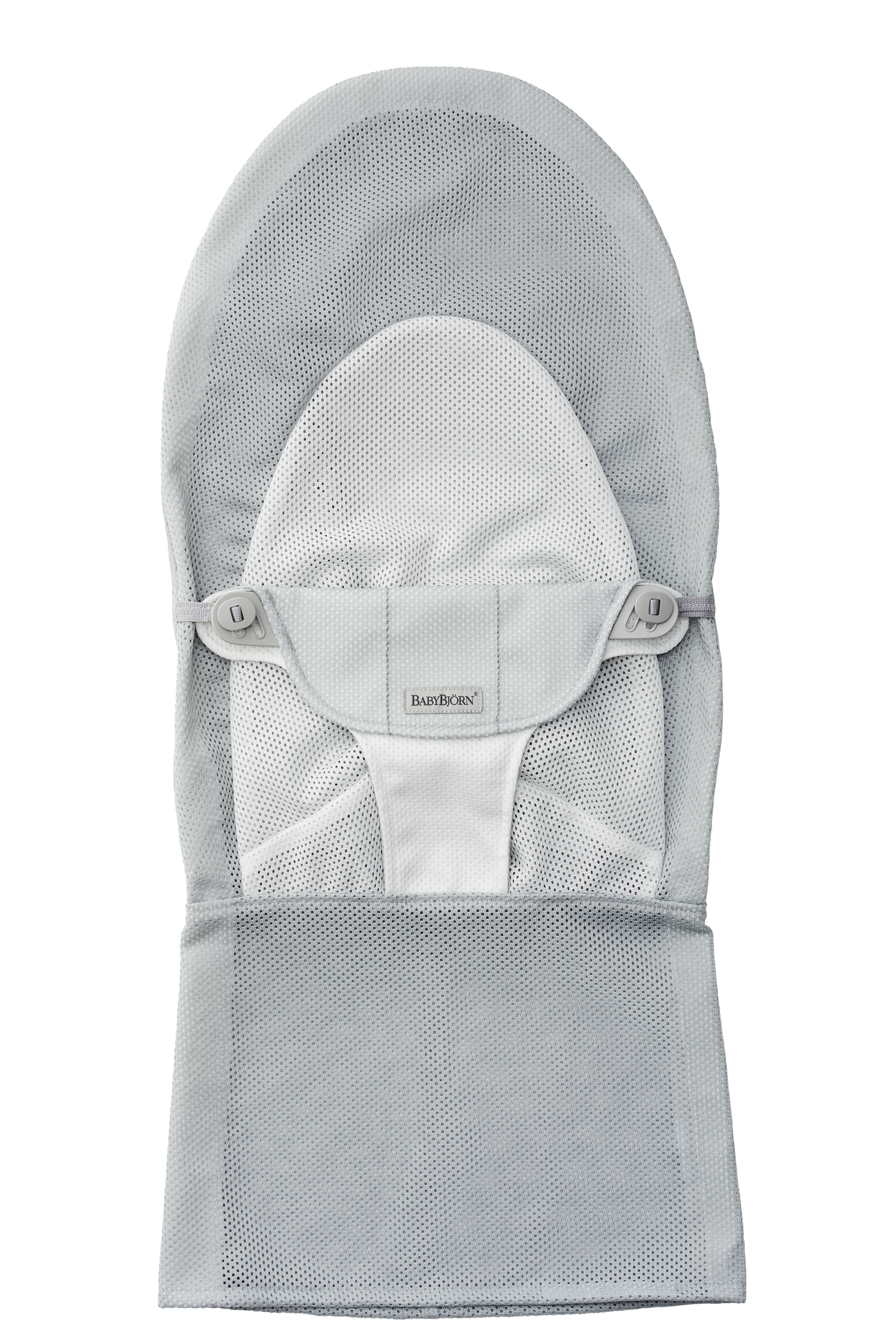 Extra Fabric Seat for Bouncer Balance Soft Silver/White