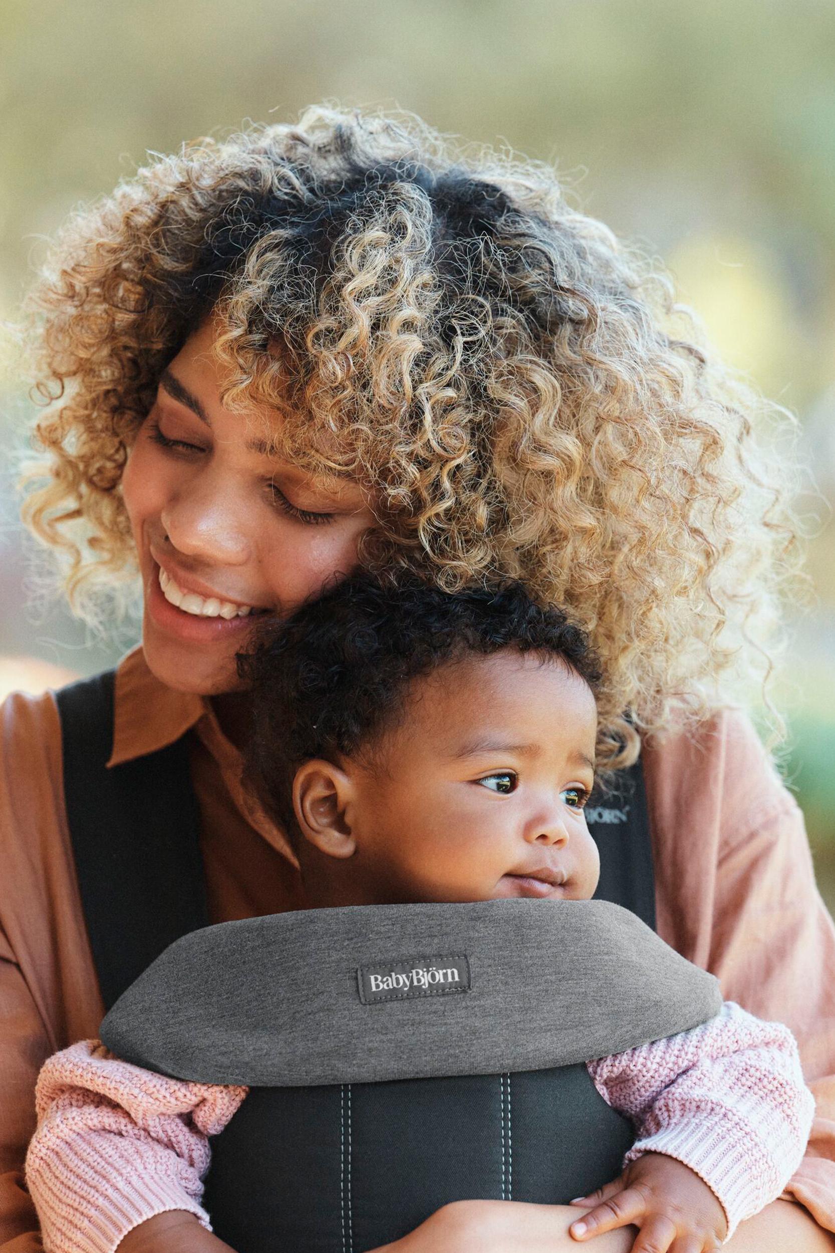 Bib for Baby Carrier Mini and Move jersey dark gray - BabyBjörn