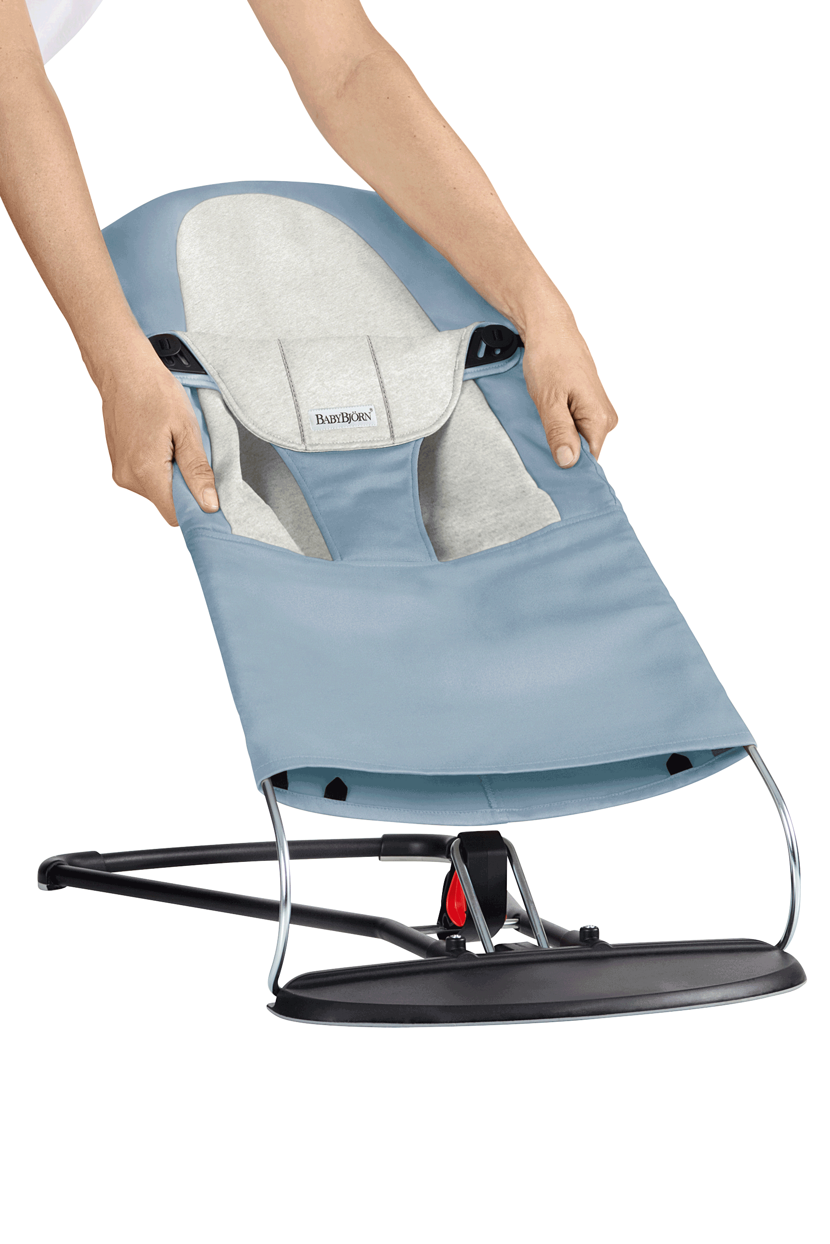 Extra Fabric Seat for Bouncer Balance Soft Blue/Gray