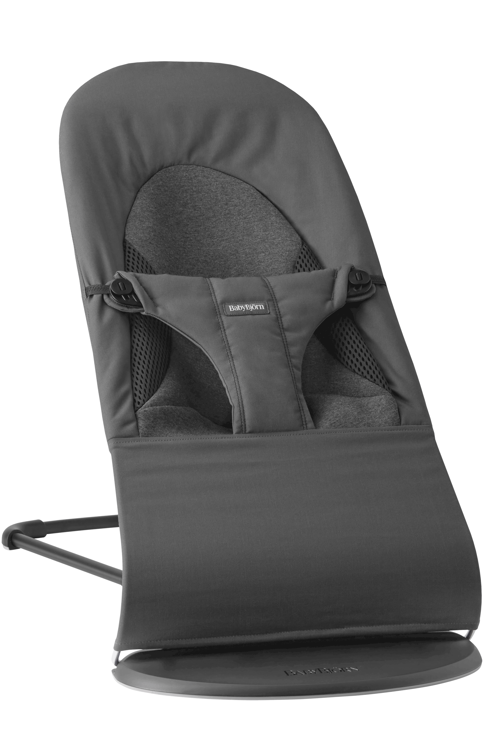Bouncer Bliss, Dark grey / Woven/Jersey, Tri-Fabric / Black