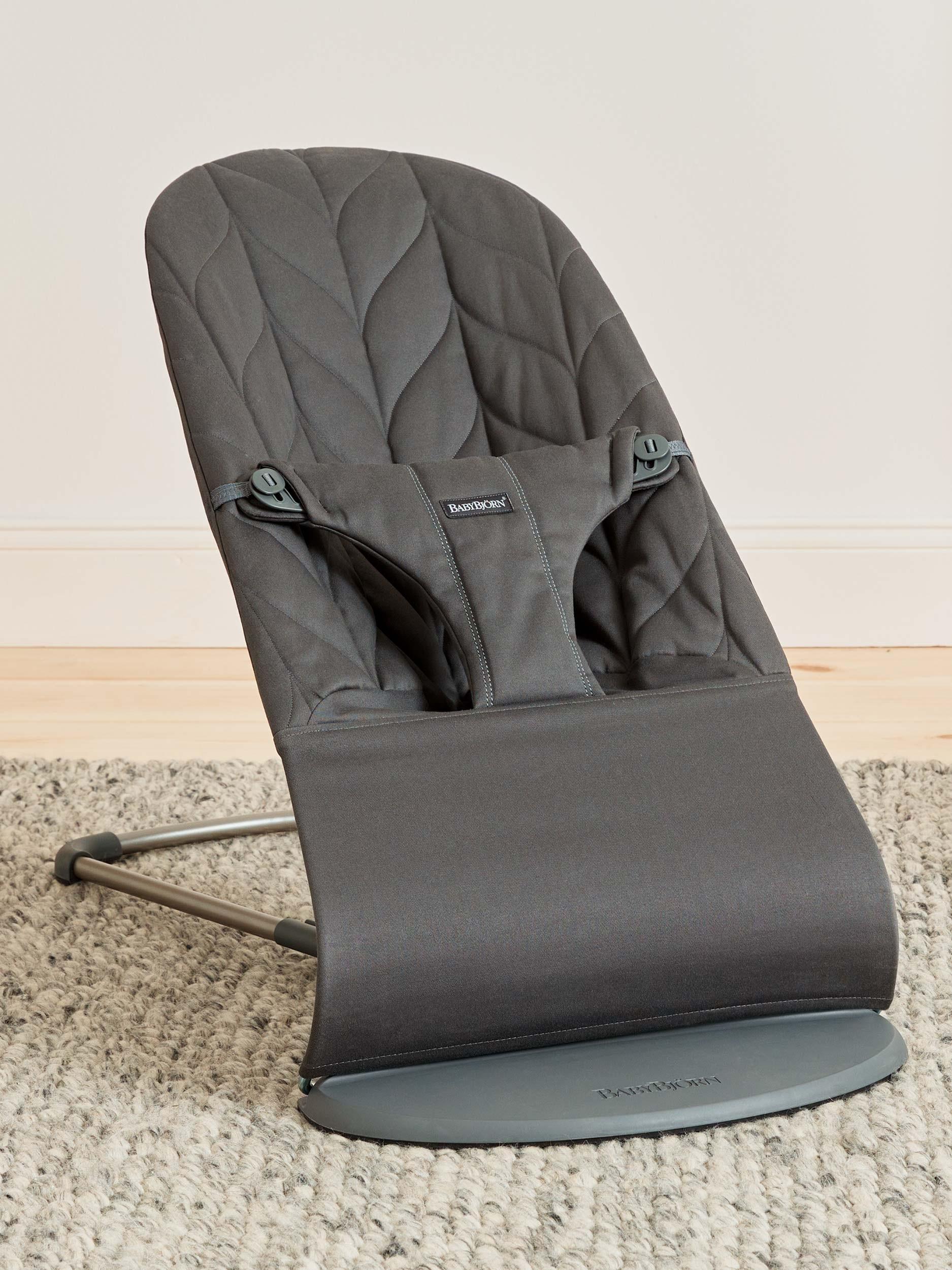 Bouncer Bliss Anthracite - Cotton, Petal quilt