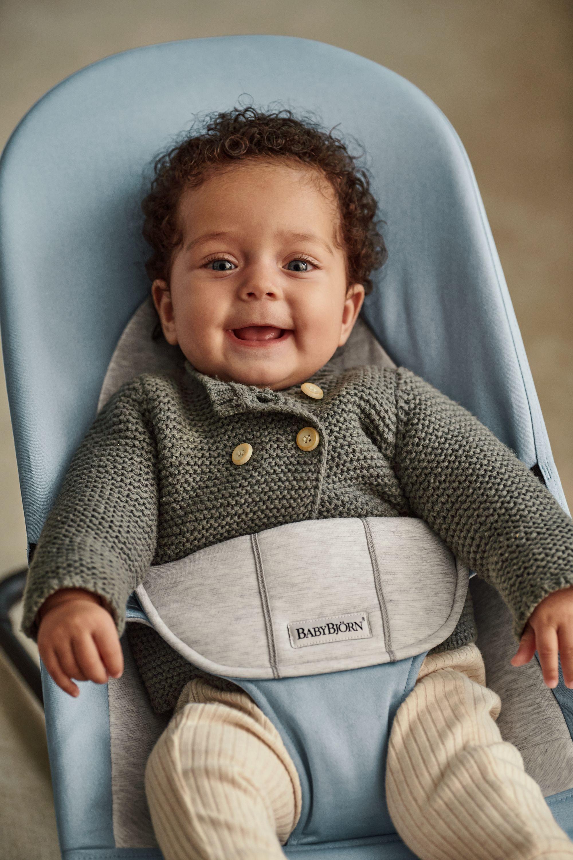 Bouncer Balance Soft Blue/Gray - Cotton/Jersey