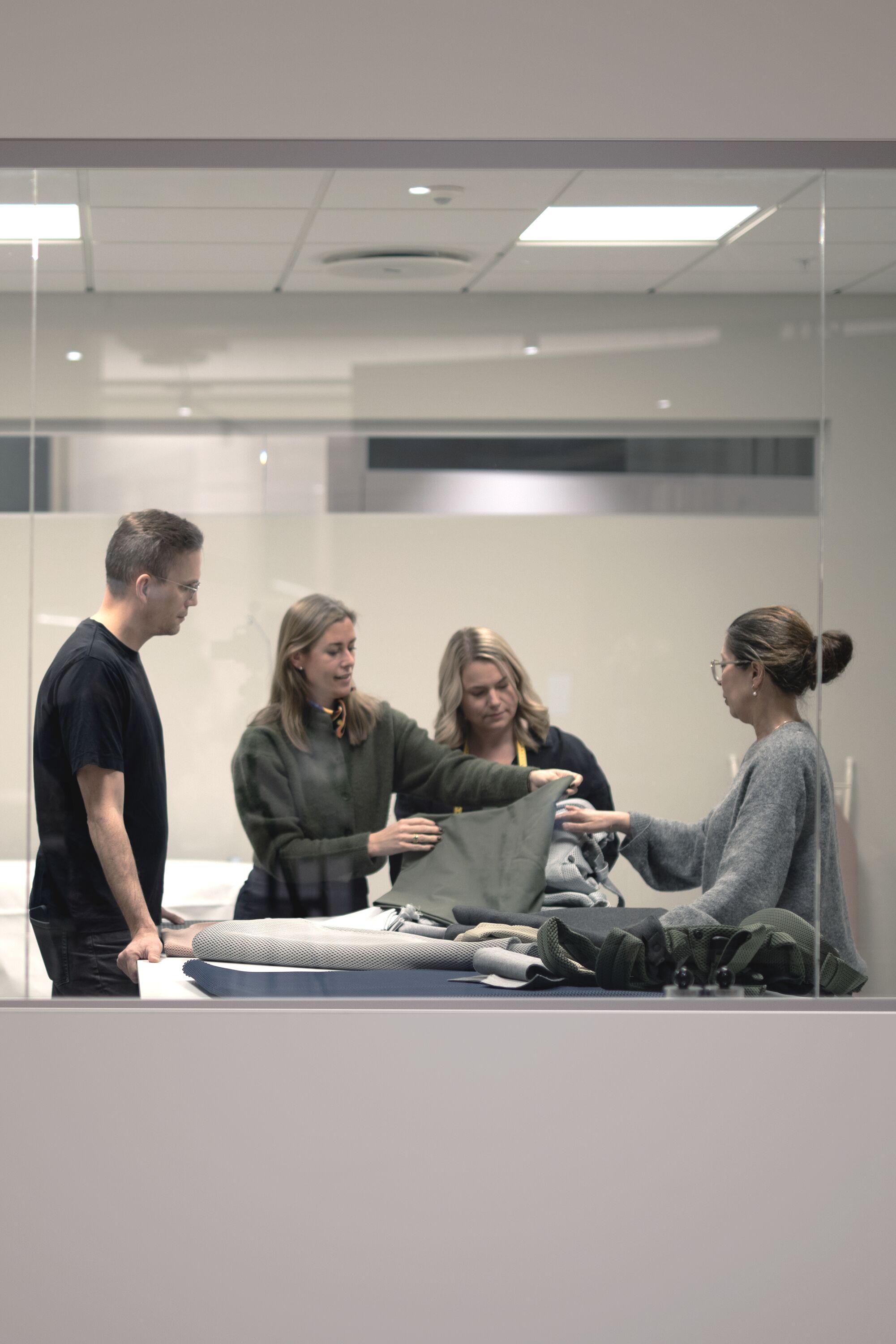 The product development and design team