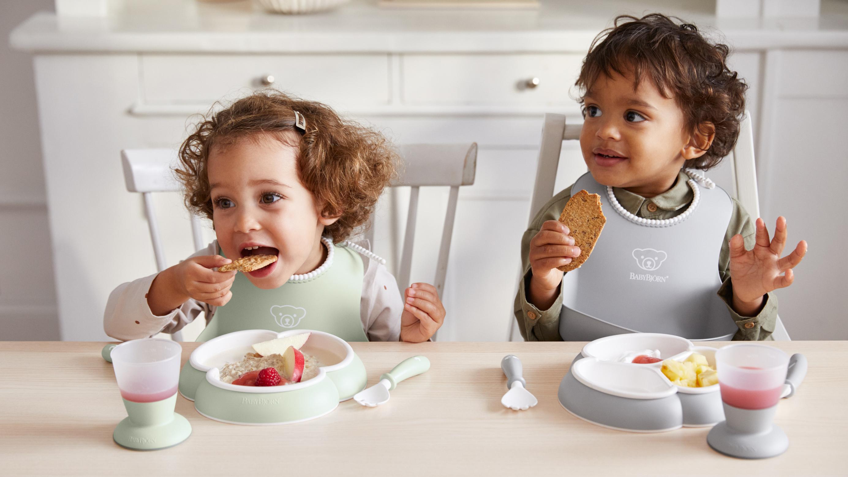 Your baby and food, Baby Dinner set & Divided plate - BabyBjörn